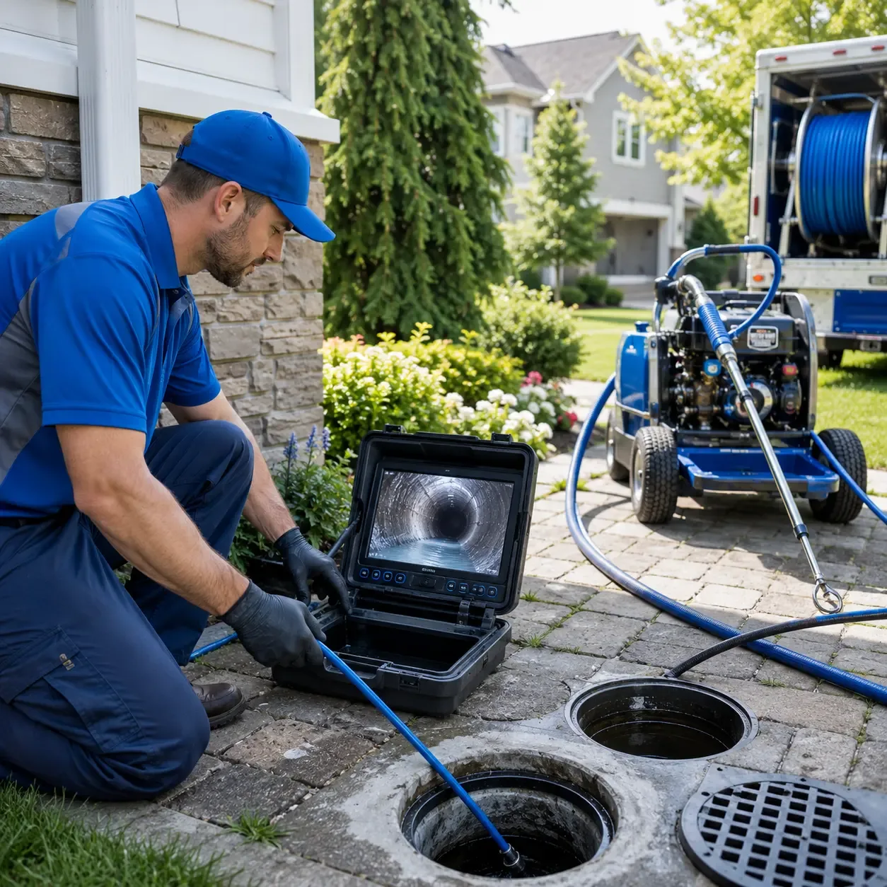 Outdoor drain cleaning professionals serving Elmer, NJ